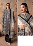 Zellbury Winter Unstitched Printed Khaddar 3Pc Suit WUW24X30214