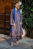 Zellbury Winter Unstitched Printed Viscose 3Pc Suit WUW24X30215