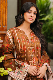 Zellbury Winter Printed Cotail Unstitched 3Pc Suit WUW24X30217