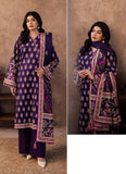 Zellbury Winter Unstitched Printed Khaddar 3Pc Suit WUW24X30281