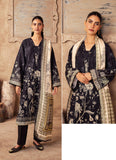 Zellbury Winter Unstitched Printed Khaddar 3Pc Suit WUW24X30285