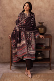 Zellbury Winter Printed Khaddar Unstitched 3Pc Suit WUW24X30288