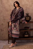 Zellbury Winter Printed Khaddar Unstitched 3Pc Suit WUW24X30288