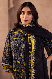 Zellbury Winter Vol-02 Unstitched Printed Viscose 3Pc Suit WUW24X30291