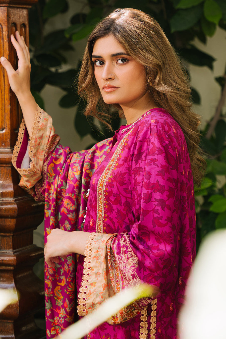 Zellbury Winter Vol-02 Unstitched Printed Viscose 3Pc Suit WUW24X30294