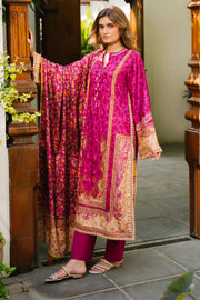 Zellbury Winter Vol-02 Unstitched Printed Viscose 3Pc Suit WUW24X30294