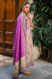 Zellbury Winter Unstitched Printed Viscose 3Pc Suit WUW24X30297