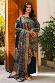 Zellbury Winter Unstitched Printed Viscose 3Pc Suit WUW24X30298