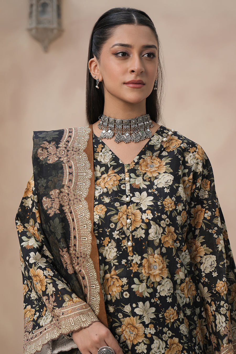 Zellbury Winter Vol-02 Unstitched Printed Khaddar 3Pc Suit WUW24X30361