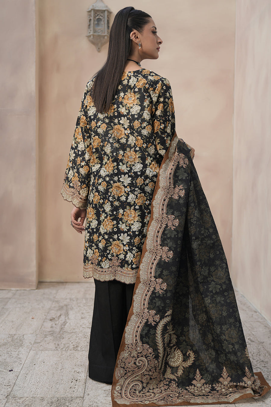 Zellbury Winter Vol-02 Unstitched Printed Khaddar 3Pc Suit WUW24X30361