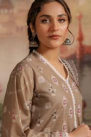 Zellbury Winter Vol-02 Unstitched Printed Khaddar 3Pc Suit WUW24X30385