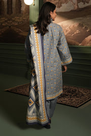 Zellbury Winter Vol-02 Unstitched Printed Khaddar 3Pc Suit WUW24X30453