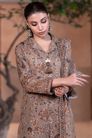 Zellbury Winter Vol-02 Unstitched Printed Khaddar 3Pc Suit WUW24X30508
