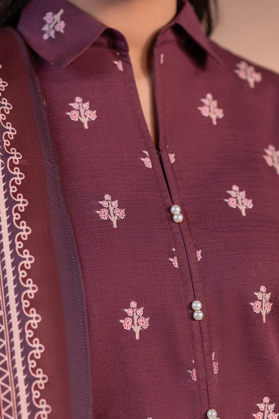 Zellbury Winter Vol-02 Unstitched Printed Khaddar 3Pc Suit WUW24X30520
