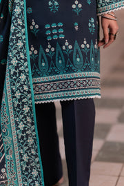Zellbury Winter Vol-02 Unstitched Printed Khaddar 3Pc Suit WUW24X30523
