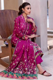 Zellbury Winter Vol-02 Unstitched Printed Karandi 3Pc Suit WUW24X30527
