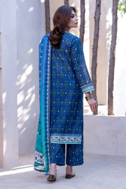 Zellbury Winter Unstitched Printed Viscose 3Pc Suit WUW24X30531