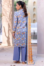 Zellbury Winter Vol-03 Unstitched Printed Cotail 3Pc Suit WUW24X30534