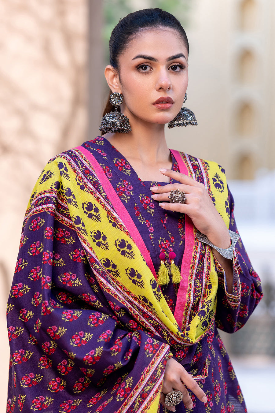Zellbury Winter Vol-02 Unstitched Printed Khaddar 3Pc Suit WUW24X30561