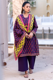 Zellbury Winter Vol-02 Unstitched Printed Khaddar 3Pc Suit WUW24X30561