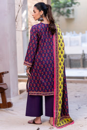 Zellbury Winter Vol-02 Unstitched Printed Khaddar 3Pc Suit WUW24X30561