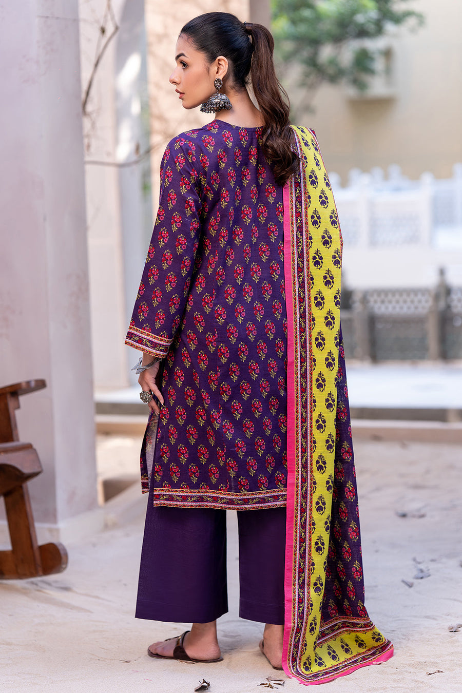 Zellbury Winter Vol-02 Unstitched Printed Khaddar 3Pc Suit WUW24X30561