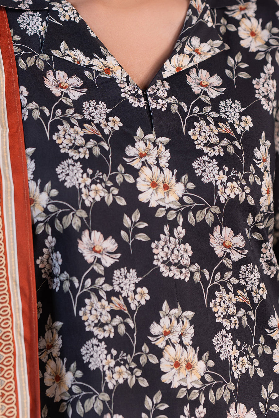 Zellbury Winter Vol-02 Unstitched Printed Khaddar 3Pc Suit WUW24X30563