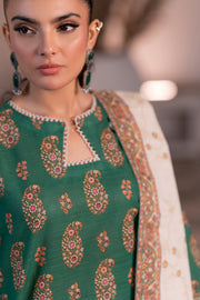 Zellbury Winter Vol-02 Unstitched Printed Khaddar 3Pc Suit WUW24X30566