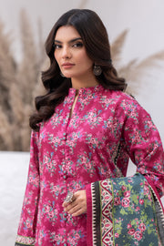 Zellbury Winter Vol-02 Unstitched Printed Khaddar 3Pc Suit WUW24X30568