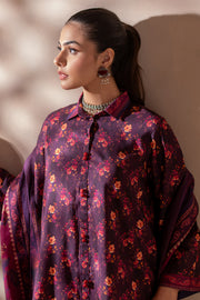 Zellbury Winter Vol-02 Unstitched Printed Viscose 3Pc Suit WUW24X30569