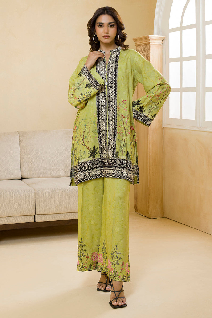 Zellbury Winter Vol-03 Unstitched Embroidered Linen 2Pc Suit WUW25E20092