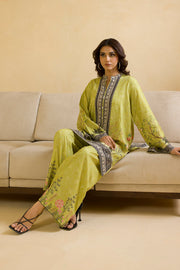 Zellbury Winter Vol-03 Unstitched Embroidered Linen 2Pc Suit WUW25E20092