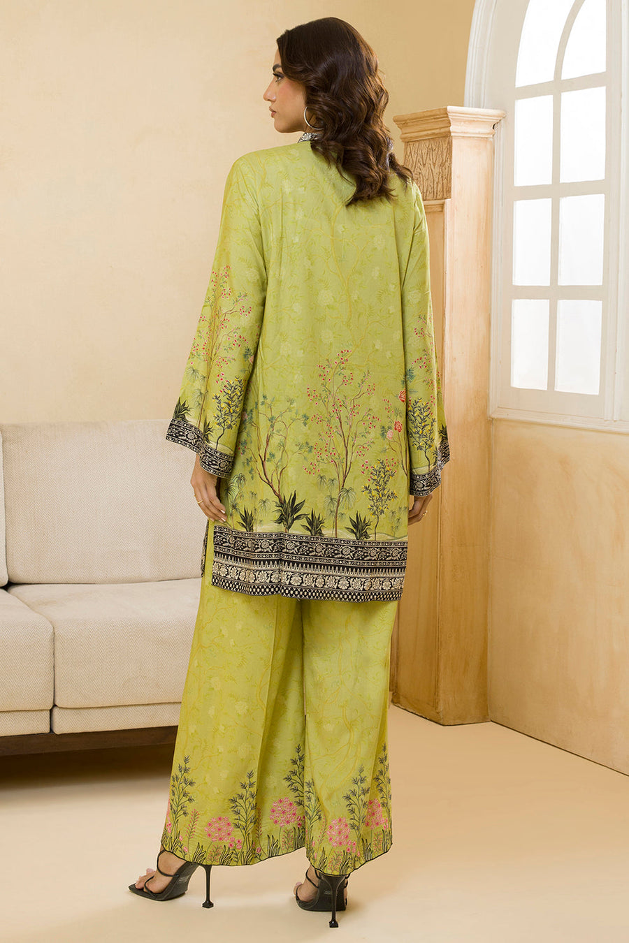 Zellbury Winter Vol-03 Unstitched Embroidered Linen 2Pc Suit WUW25E20092