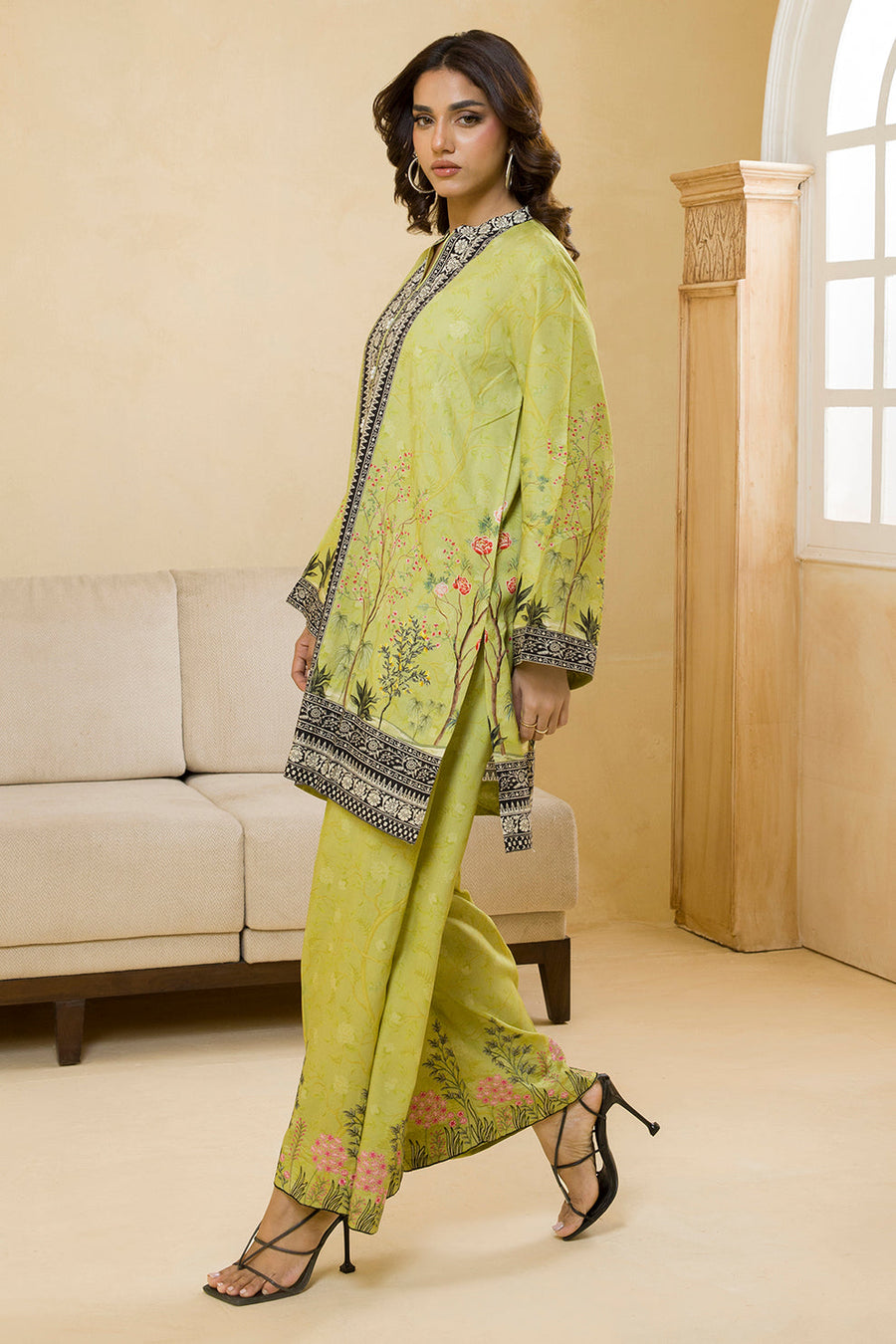 Zellbury Winter Vol-03 Unstitched Embroidered Linen 2Pc Suit WUW25E20092