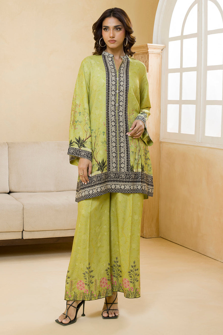Zellbury Winter Vol-03 Unstitched Embroidered Linen 2Pc Suit WUW25E20092