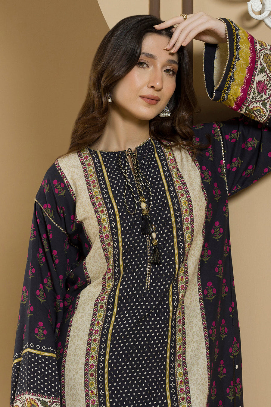 Zellbury Winter Vol-03 Unstitched Embroidered Linen 2Pc Suit WUW25E20094