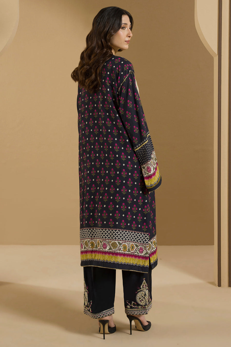 Zellbury Winter Vol-03 Unstitched Embroidered Linen 2Pc Suit WUW25E20094