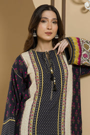 Zellbury Winter Vol-03 Unstitched Embroidered Linen 2Pc Suit WUW25E20094