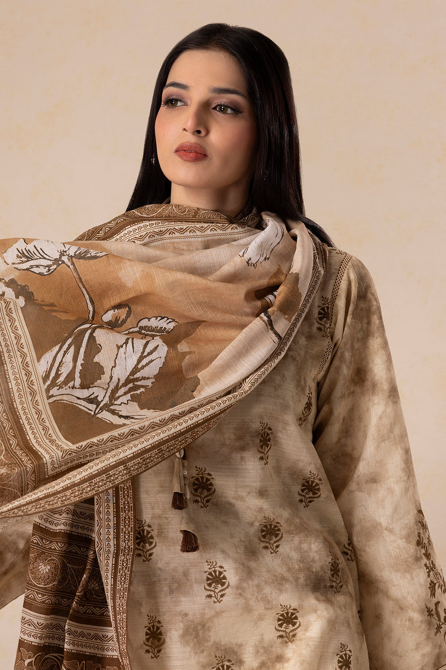 Zellbury Winter Vol-04 Embroidered Khaddar Unstitched 2Pc Suit WUW25E20128