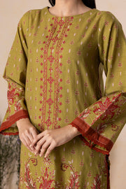 Zellbury Winter Vol-04 Embroidered Khaddar Unstitched 2Pc Suit WUW25E20130