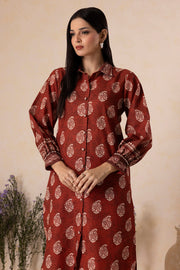 Zellbury Winter Vol-04 Embroidered Khaddar Unstitched 2Pc Suit WUW25E20131
