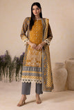 Zellbury Winter Vol-04 Embroidered Khaddar Unstitched 3Pc Suit WUW25E30158