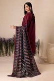 Zellbury Winter Vol-04 Embroidered Khaddar Unstitched 3Pc Suit WUW25E30159