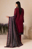 Zellbury Winter Vol-04 Embroidered Khaddar Unstitched 3Pc Suit WUW25E30159