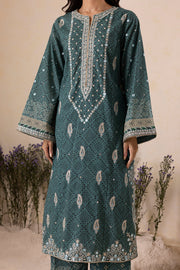 Zellbury Winter Vol-04 Embroidered Khaddar Unstitched 3Pc Suit WUW25E30167
