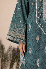 Zellbury Winter Vol-04 Embroidered Khaddar Unstitched 3Pc Suit WUW25E30167