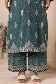 Zellbury Winter Vol-04 Embroidered Khaddar Unstitched 3Pc Suit WUW25E30167