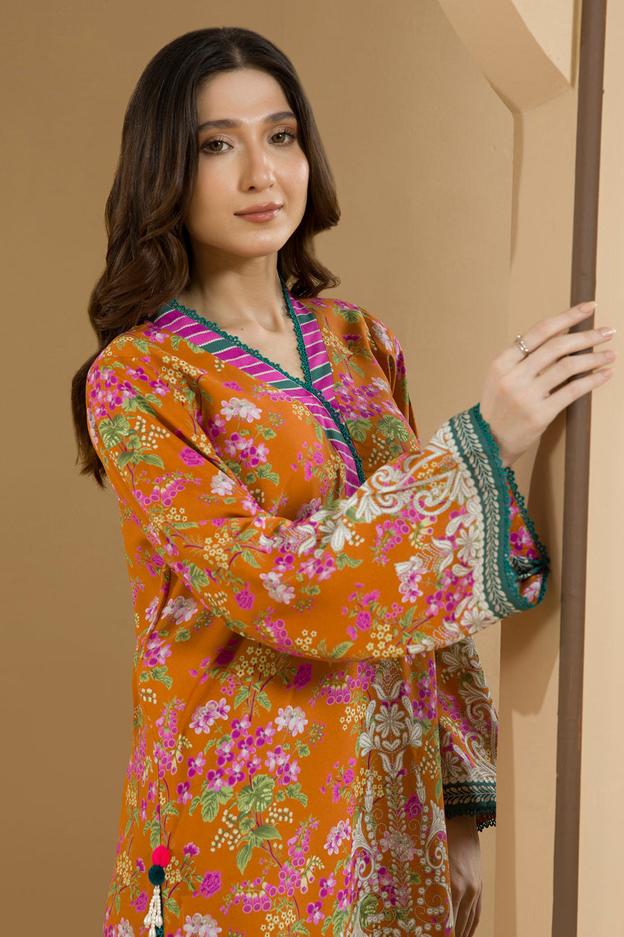 Zellbury Winter Vol-03 Unstitched Printed Linen 2Pc Suit WUW25X20087