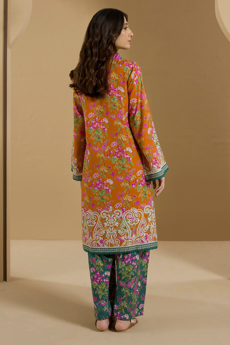 Zellbury Winter Vol-03 Unstitched Printed Linen 2Pc Suit WUW25X20087
