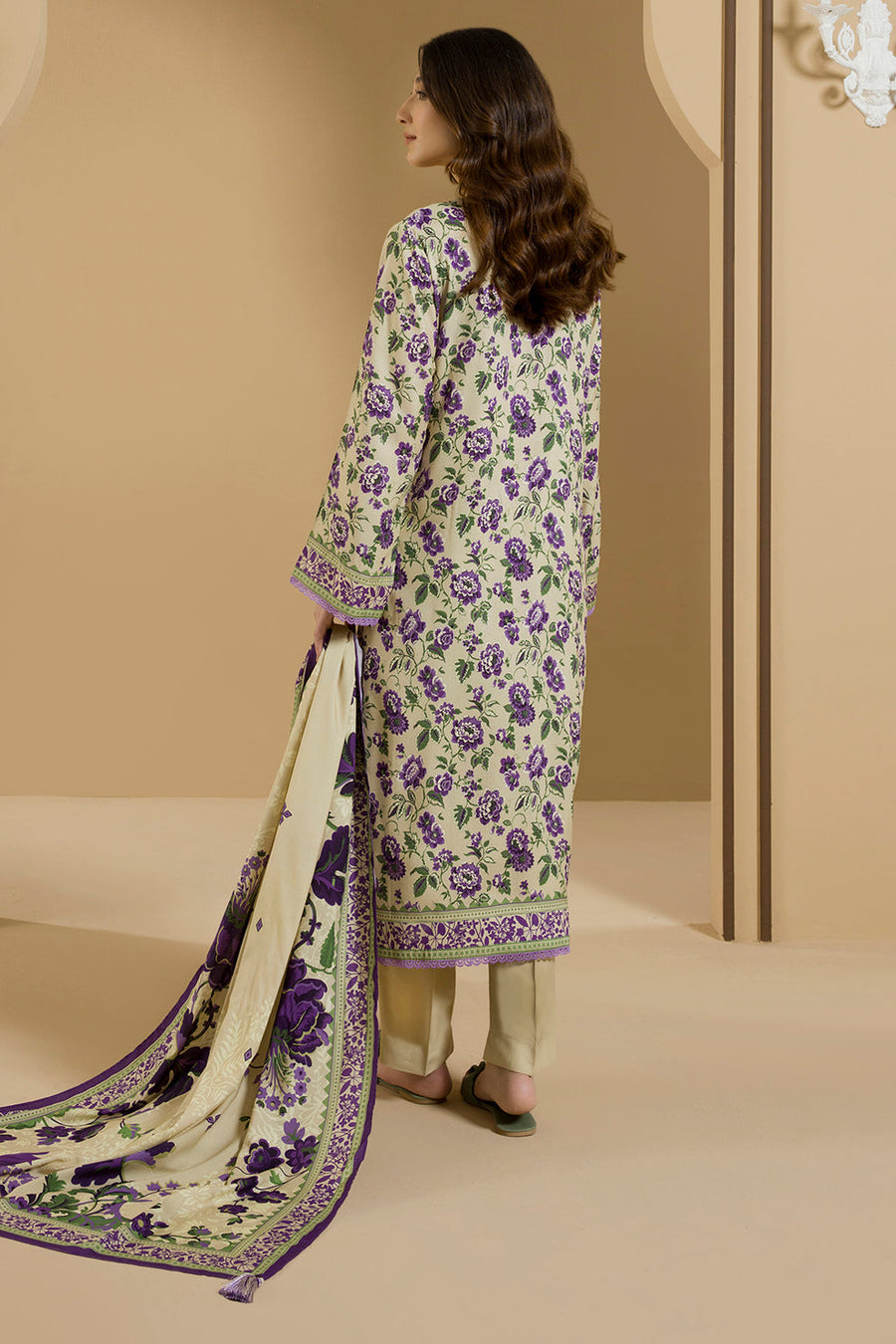 Zellbury Winter Vol-03 Unstitched Printed Linen 2Pc Suit WUW25X20089